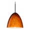 Besa Lighting Besa Lighting Vila Bronze LED Mini-Pendant Light 1JT-4470HB-LED-BR