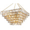 Corbett Lighting Corbett Lighting Regal Vintage Gold Leaf LED Chandelier 449-48-VGL