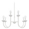Capital Lighting Mallory Chandelier in Ceramic White by Capital Lighting 456181CE