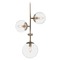 Satco Lighting Sky Burnished Brass Pendant with Globe Shade by Satco Lighting 60/7124