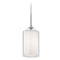 Design Classics Lighting Design Classics Gala Fuse Chrome Stem Hung Mini-Pendant with Double Glass Shade 581-26 GL1061 GL1041C