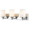 Z-Lite Soledad Chrome Bathroom Light by Z-Lite 485-3V-CH