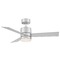 Modern Forms by WAC Lighting Axis 44-Inch LED Fan in Titanium Silver 3500K by Modern Forms FR-W1803-44L-35-TT