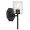 Designers Fountain Lighting Designers Fountain Haven Matte Black Sconce D309M-WS-MB