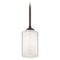 Design Classics Lighting Design Classics Gala Fuse Neuvelle Bronze Stem Hung Mini-Pendant with Double Glass Shade 581-220 GL1061 GL1041C