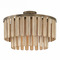 Capital Lighting Jada Semi-Flush Mount in Dark Brass by Capital Lighting 255611DR