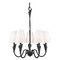 Z-Lite Z-Lite Claudelle Matte Black Chandelier 4014-24MB