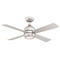 Fanimation Fans Fanimation Fans Kwad 44 Brushed Nickel LED Ceiling Fan with Light FP7644BN