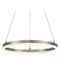 George Kovacs Lighting Recovery 19.50-Inch LED Ring Pendant in Nickel by George Kovacs P1910-084-L