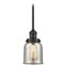 Innovations Lighting Small Bell Matte Black Mini Pendant by Innovations Lighting 201S-BK-G58