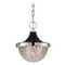 Satco Lighting Faro Polished Nickel / Black Accents Pendant by Satco Lighting 60/7069