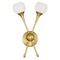 George Kovacs Lighting Pontil 2-Light Wall Sconce in Honey Gold by George Kovacs P1802-248