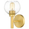 Z-Lite Sutton Brushed Gold Sconce by Z-Lite 7502-1S-BG