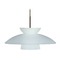 Besa Lighting Besa Lighting Trilo Frosted Glass Bronze LED Pendant Light 1JT-451325-LED-BR