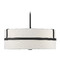 Meridian 20-Inch Drum Pendant in Matte Black by Meridian M70102MBK