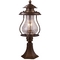 Elk Lighting Post Light with Clear Glass in Coffee Bronze Finish 62007-1