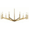 Visual Comfort Studio Collection Visual Comfort Studio Collection Vector Satin Brass Chandelier 3124309-848