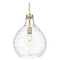 Z-Lite Z-Lite Bon Air Modern Gold Pendant Light with Bowl / Dome Shade 496P13-MGLD