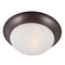 Maxim Lighting Essentials Oil Rubbed Bronze Flush Mount by Maxim Lighting 5850FTOI