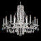 Schonbek Lighting Schonbek Worldwide Lighting Siena Polished Stainless Steel Crystal Chandelier RS8315N-401R