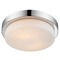 Golden Lighting Multi-Family 13-Inch Flush Mount in Chrome by Golden Lighting 1270-13 CH