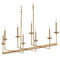 Quorum Lighting Eldorado Aged Brass Island Light by Quorum Lighting 6505-8-80