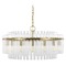 Visual Comfort Studio Collection Chapman & Meyers 16-Light Beckett Burnished Brass and Glass Chandelier by Visual Comfort Studio CC12916BBS