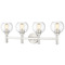 Z-Lite Sutton Brushed Nickel Bathroom Light by Z-Lite 7502-4V-BN
