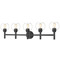 Z-Lite Sutton Matte Black Bathroom Light by Z-Lite 7502-5V-MB