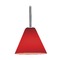Access Lighting Martini Brushed Steel LED Mini Pendant by Access Lighting 28004-3R-BS/RED