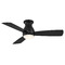 Fanimation Fans Fanimation Fans Hugh 44 Black LED Ceiling Fan with Light FPS8332BBLW