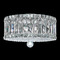 Schonbek Lighting Schonbek Worldwide Lighting Plaza Polished Stainless Steel Flushmount Light 6694R