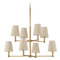 Capital Lighting Mira Chandelier in Matte Brass by Capital Lighting 454581MA