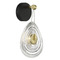 George Kovacs Lighting George Kovacs Topknot Coal & Brushed Gold LED Sconce P5602-884-L