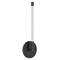 Kuzco Lighting Motif 15-Inch LED Wall Sconce in Black with Clear Refractive Cylinder by Kuzco Lighting WS74114-BK