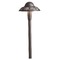 Kichler Lighting Pierced Dome 12V LED Path Light in Bronze 3000K by Kichler Lighting 15857AZT30R