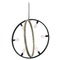 Satco Lighting Augusta Black & Wood Pendant by Satco Lighting 60/6986
