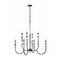 Z-Lite Z-Lite Allistair Matte Black Chandelier 352-8MB