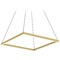 Kuzco Lighting Piazza Brushed Gold LED Pendant by Kuzco Lighting PD88124-BG