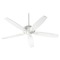 Quorum Lighting Apex Studio White Ceiling Fan Without Light by Quorum Lighting 90565-8