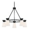 Satco Lighting Caleta Black Chandelier by Satco Lighting 60/7315
