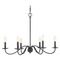 Meridian 30-Inch Chandelier in Aged Iron by Meridian M10042AI