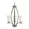 Progress Lighting Joy Antique Bronze Chandelier by Progress Lighting P3587-20W