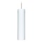 Besa Lighting Besa Lighting Stilo Satin Nickel LED Mini-Pendant Light with Cylindrical Shade 1JT-722407-LED-SN