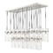 Z-Lite Z-Lite Fontaine Brushed Nickel Multi-Light Pendant with Cylindrical Shade 7002P5-23L-BN