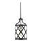 Z-Lite Malcalester Matte Black & Brushed Nickel Mini Pendant by Z-Lite 481MP-MB-BN