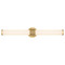 Quoizel Lighting Quoizel Lighting Kaye Aged Brass LED Vertical Bathroom Light PCKAY8528AB