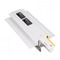 WAC Lighting Wac Lighting W Track White LED Rail, Cable, Track Accessory WEDL-RTL-5A-WT