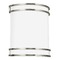 Generation Lighting Ravel Brushed Nickel LED Sconce by Generation Lighting 4933593S-962