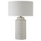 Uttermost Lighting The Uttermost Company Crimp Ivory & Brass Table Lamp with Drum Shade 30419